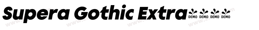 Supera Gothic Extra字体转换